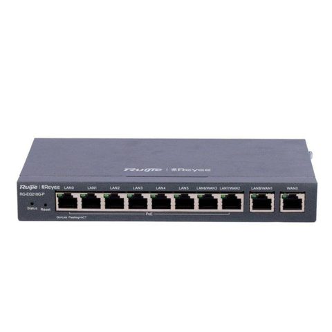 Ruijie Routeur RG-EG210G-P 10 ports Gigabit PoE+ Multi-WAN Cloud