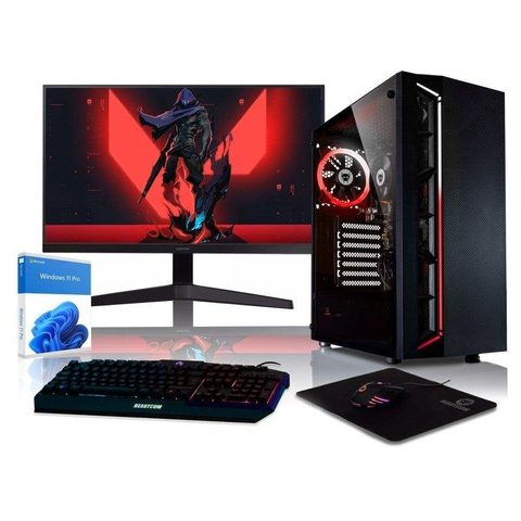 Beastcom Q3 Essential Gaming PC Gamer Complet AMD Ryzen 5 3400G 4X3.90GHz 4K RX Vega 11 16Go RAM 512Go SSD WiFi Win11