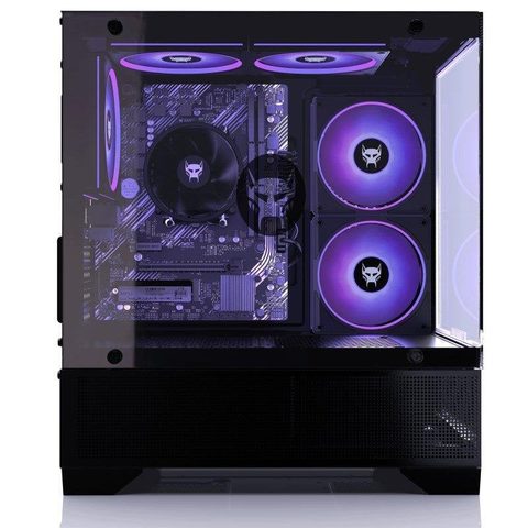 Beastcom PC de bureau Q3 AMD Ryzen AI 6x 16GB 1TB SSD Radeon 740M Windows 11 Pro WiFi