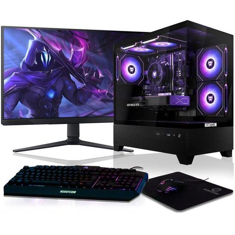 Beastcom Q5 Pro Gaming PC Gamer Pack Intel Core i9-12900F NVIDIA RTX 5070 16 Go RAM 1 To NVMe WiFi Win11