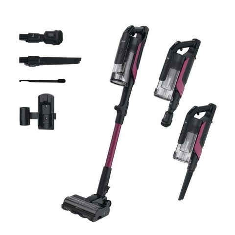 Hoover HF610HX 011 Aspirateur balai Batterie Sec EPA Sans sac 0,7 L 650 W Magenta 4 Ah