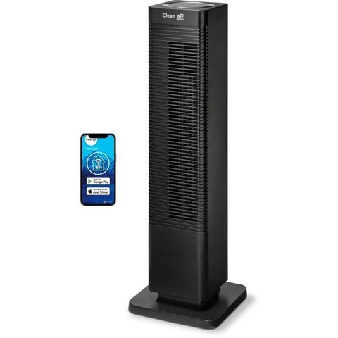 Clean Air Optima Chauffage-ventilateur Design 2-en-1 CA-904B Smart - 40m² / 100m³ - Chauffage PTC et ventilateur