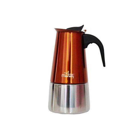 Any Morning Cafetière moka électrique FE001-6 0,3L Cobre 6 Tasses