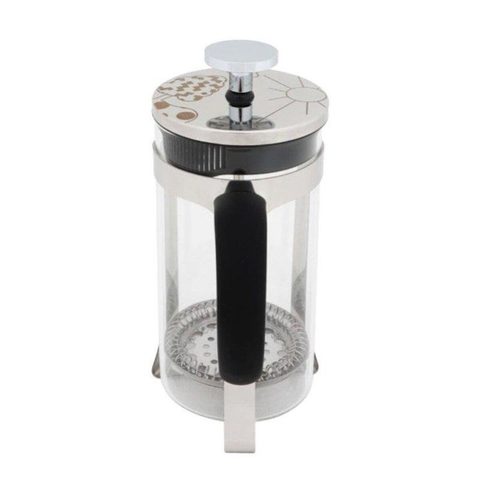 Any Morning Cafetière à piston Espresso 600 ml Acier inoxydable et verre