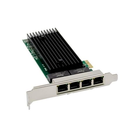Microconnect Tarjeta de MC-PCIEX1-82576-Q PCIe 4 Ports Gigabit Low Profile