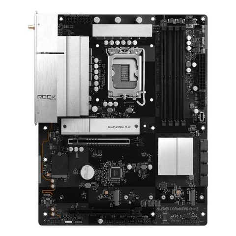 ASRock B860 Rock WiFi 7 B860 LGA1851 DDR5 ATX WiFi 7 PCIe 5.0 256GB 2.5GbE M.2 RAID