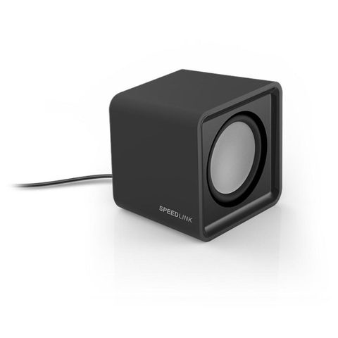 Speedlink Enceintes 2.0 Twoxo - Noir - USB et prise jack 3 5 mm - 24 watts RMS