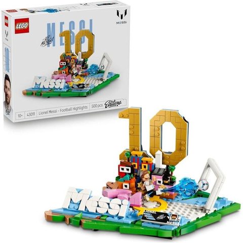 LEGO Set d'exposition Editions 43011 Lionel Messi Best Of 500 pièces Minifigurine