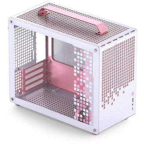 Jonsbo Étui - JONSPLUS - JONSPLUS MATX Handle - Couleur White-Pink - Prise en main confortable - Protection optimale