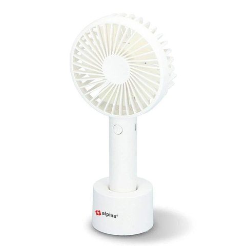 Alpina Mini ventilateur à main oscillant 3W, 3 vitesses