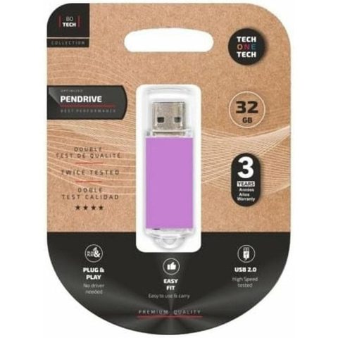 Tech One Tech Clé USB TEC3009-32 32GB Compacte
