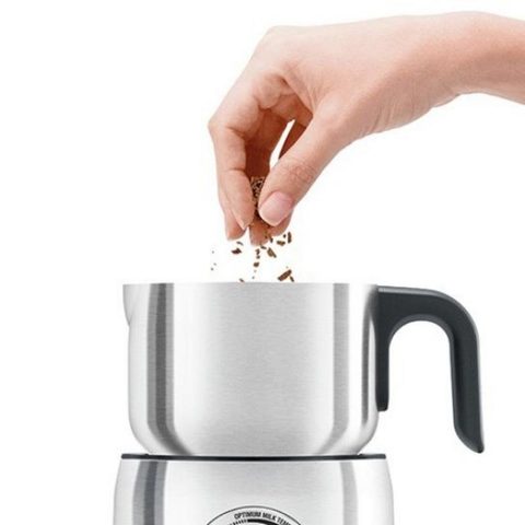 Sage the Milk Café Mousseur à lait électrique portatif Acier inoxydable