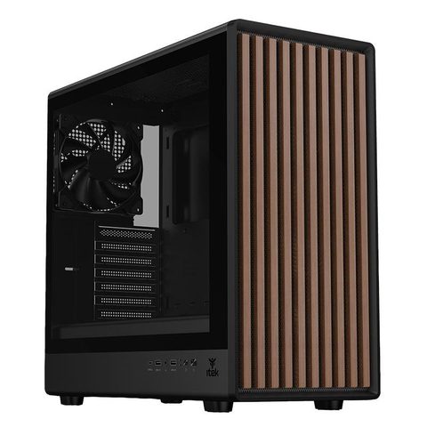 ITek Tour ATX WOODY W2B Bois Fenetre Verre Trempe USB-C