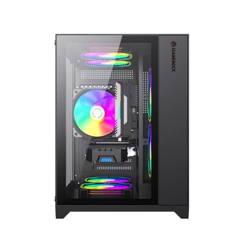 Gamemax Boitier Infinity Mini BK Micro Tour ATX RGB Verre Trempe