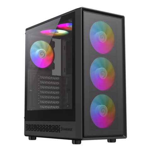 Gamemax Boitier Storm 2 AB Midi Tower ATX RGB Verre Trempe