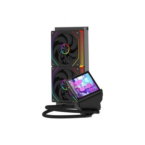 Progaming Refrigeration Liquide GlacierView 240 LCD 240mm 2 Ventilateurs ARGB Ecran IPS