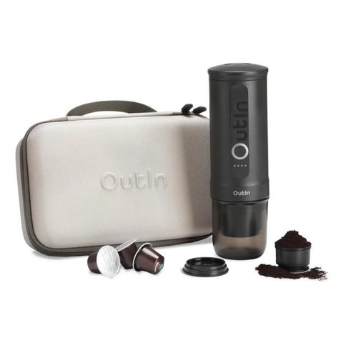Outin Kit De Voyage Machine À Expresso Portable Gris Sidéral Otem-01-sg-bag