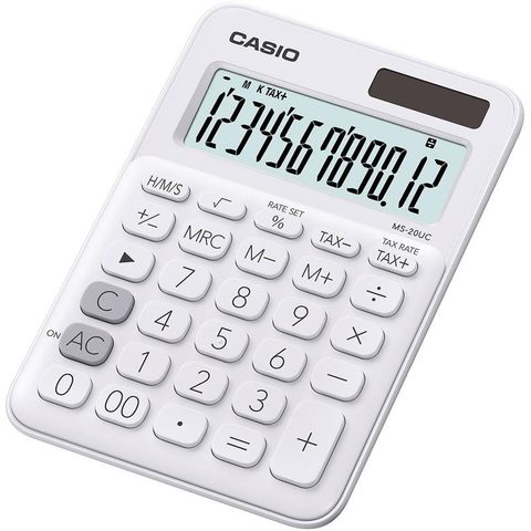Casio MS-20UC-WE Calculatrice Bureau