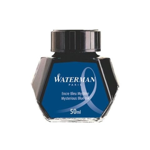 Waterman Flacon D'encre 50 Ml Pour Stylo-plume Bleu Mystère