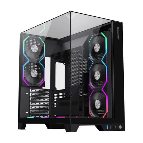 Gamemax Tour PC Infinity Pro BK ATX Verre Trempe RGB