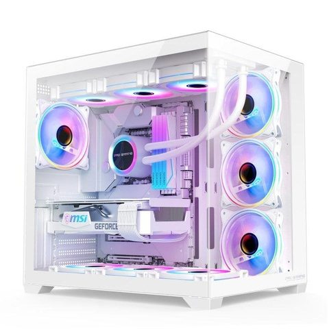 Progaming Cube Elite ATX 7 Ventilateurs (6 Réversibles) Contrôleur ARGB Plus PWM MB Sync USB-C