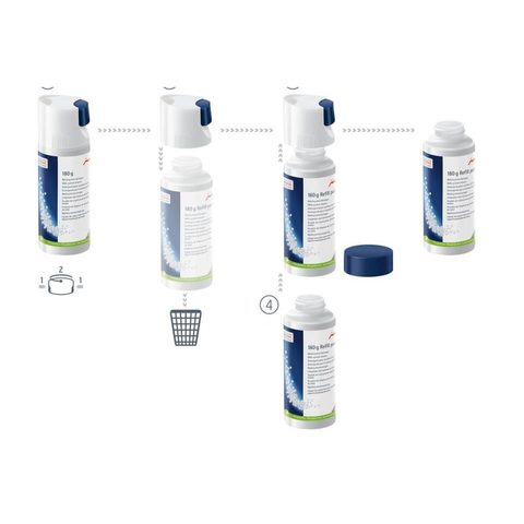 Jura Détergent pour système de lait (mini-tabs) Flacon recharge 180 g