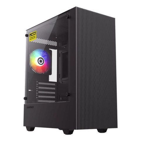 Gamemax Boitier Edge Mini Tower ITX micro ATX Verre Trempé ARGB