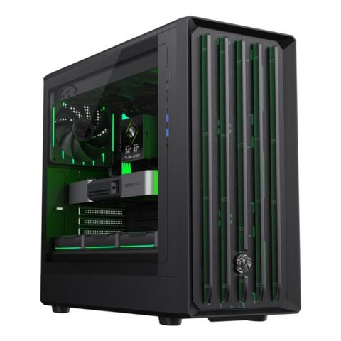 Gamemax Boitier CLAW 460 BK ATX Midi Tower RGB Verre Trempe