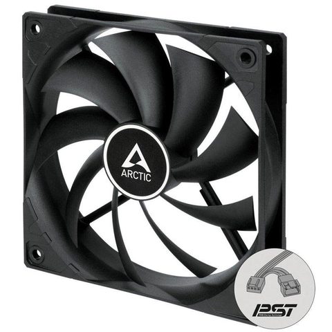 Arctic Ventilador suplementario F12 PWM PST 120mm 1350RPM con rodamiento FDB