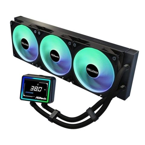 ASRock CPC Challenger 360 Digital ARGB 90-ACLA36-BAAGA6 CPU-Wasserkühler ? 360?mm ? ARGB ? Triple-Fan ? Schwarz