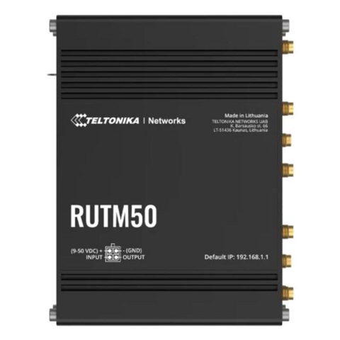 Teltonika Router RUTM50 5G WiFi 5 867 Mbps Double Bande Dual SIM Industriel