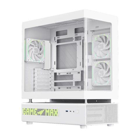 Gamemax N90 WH Midi Tower ATX Verre Trempé Mesh