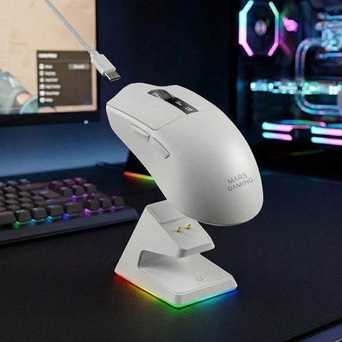 Mars Gaming Souris gaming - MMW-ELITE - 20000 DPI - Écran OLED - 69g