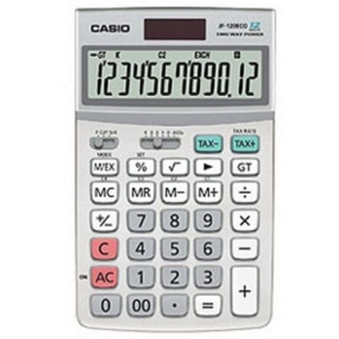 Casio Calculatrice de bureau JF-120 ECO 12 chiffres