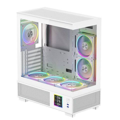 Progaming Kian V2 ATX 6 Ventilateurs (5 Réversibles) Écran Digital Contrôleur ARGB Plus PWM MB Sync