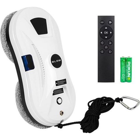 Blow Robot laveur de fenêtres Lumino avec télécommande et réservoir de 30 ml