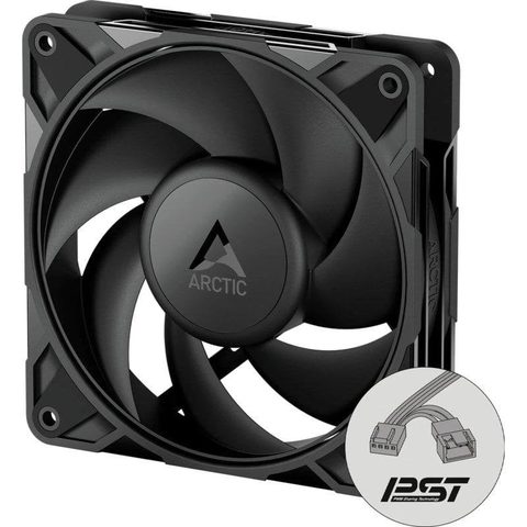 Arctic Ventiladores Suplementarios P12 PRO PWM PST Low Noise 120mm Negros Pack 5 unidades