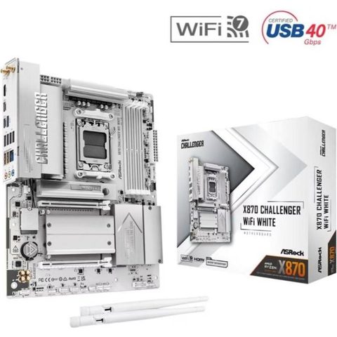 ASRock X870 Challenger WiFi AMD X870 AM5 DDR5 ATX WiFi 7 PCIe 5.0