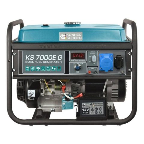 Konner-sohnen Groupe électrogène à essence/gaz 5 5 kW avec démarrage électrique - Könner et Söhnen KS 7000E G