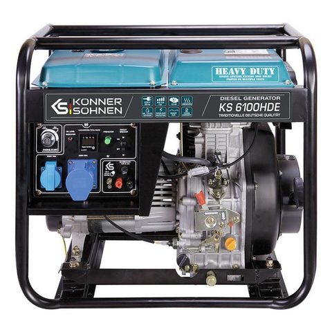 Könner & Söhnen Groupe électrogène diesel 5.5kW - KS 6100HDE