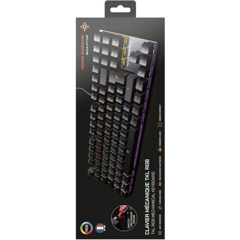 Nova Gaming Clavier Mécanique Sculptor TKL RGB