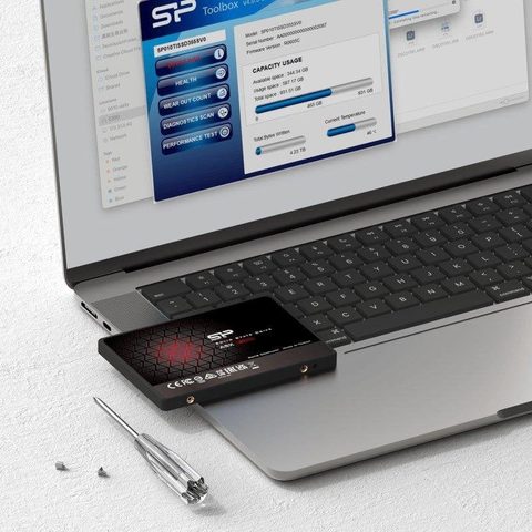 Silicon Power Disque Dur Ace A5x 256GB SSD SATA III 6Gb/s 2.5'' 7mm
