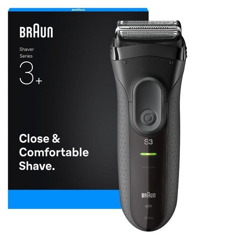 Braun Rasoir électrique Series 3+ 3000S 3 lames MicroComb