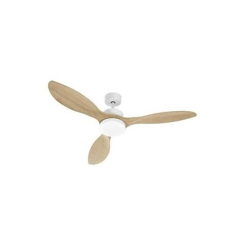 Farelek Ventilateur de Plafond avec Lumière Oklahoma 100W 137cm LED 18W 3 Vitesses Télécommande Reversible