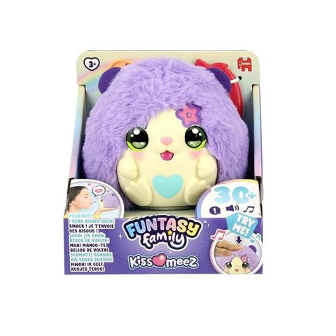 Jumbo Funtasy Family - Peluche intéractive - Kiss Meez Hamster - Dès 3 ans