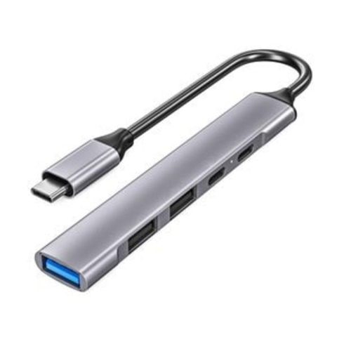 DLH Hub 5 ports 5000 Mbps modèle DY-TU4990 avec charge 100 W et câble rond