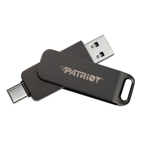 Patriot Clé USB Rage R550 128 Go USB-A et USB-C 3.2 Gen 1 100 Mo/s