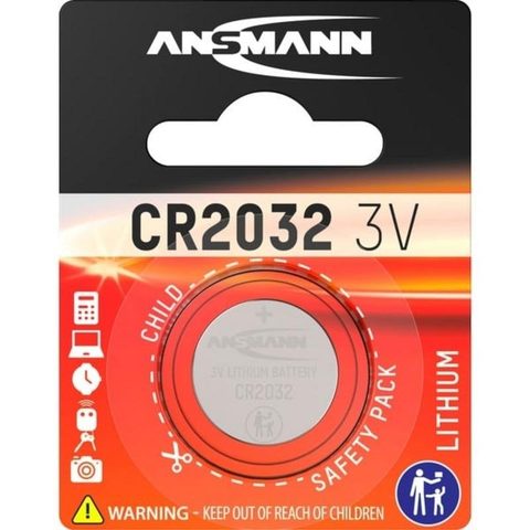 Ansmann Pile bouton CR 2032 Lithium 3V