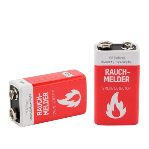 Ansmann Pile alcaline, E-bloc 6LR61, 9 Volt, blister de 2