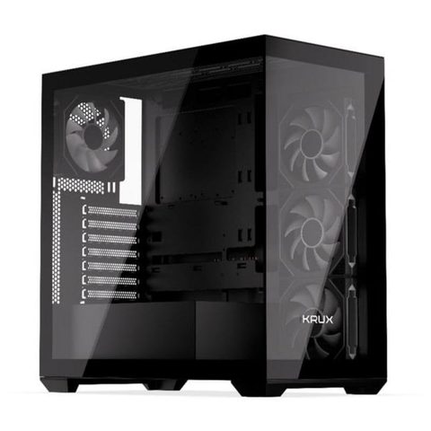 Krux Caja PC EXO Torre Midi ATX 4 Ventilateurs ARGB